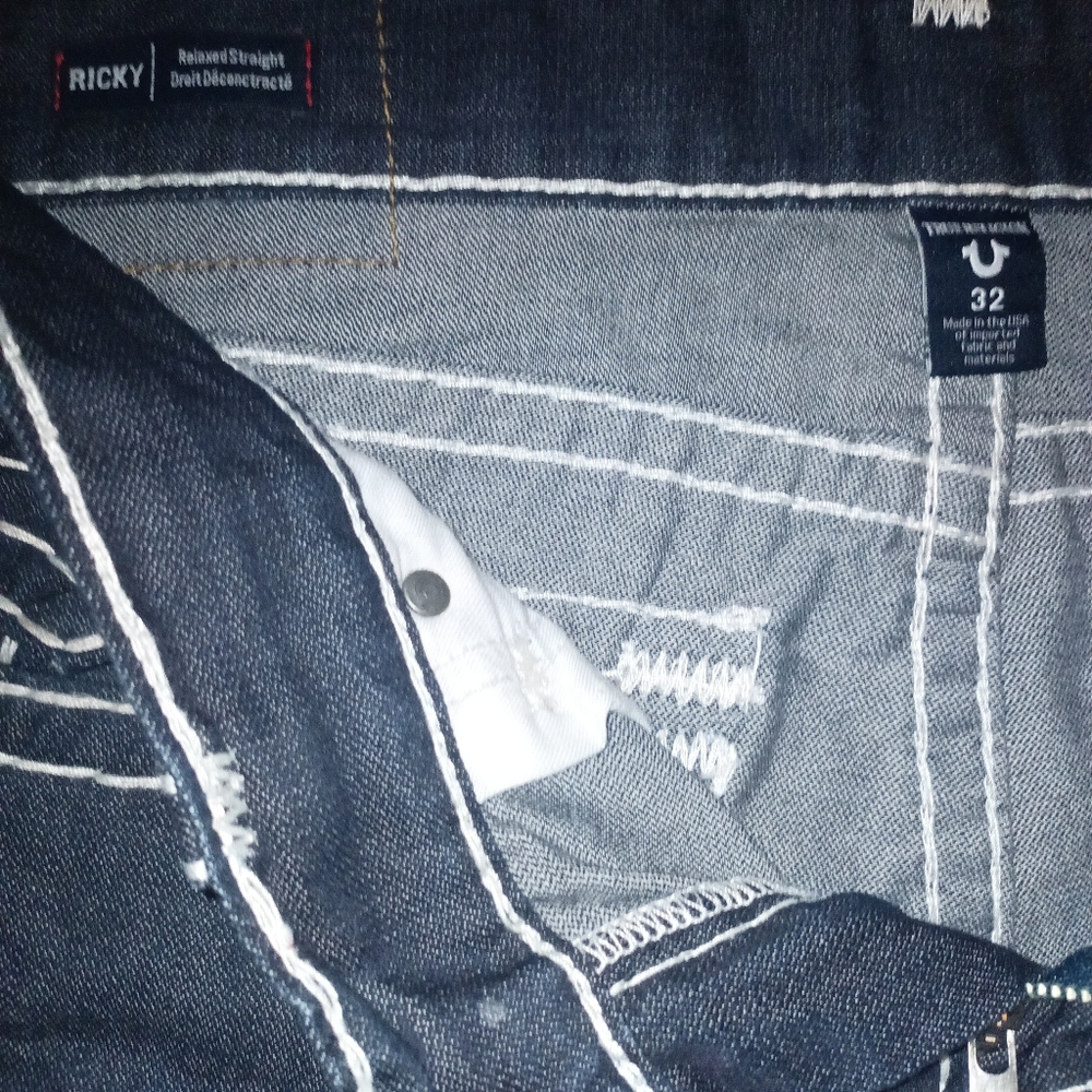 True Religion RICKY Jeans Men's 32 waist - Picture 8 of 8